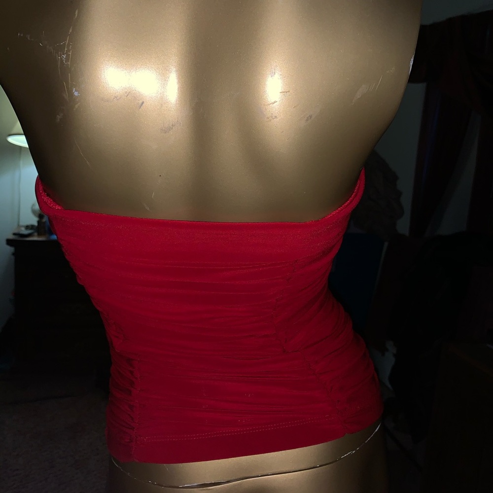 Black or red floral tube top - Picture 4 of 4